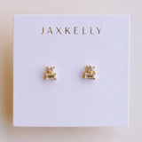 Double Stud Stack | White CZ