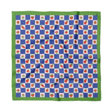 Blue Checkers Cotton Bandana