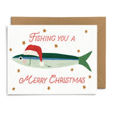 Fishing You a Merry Christmas Card
