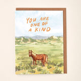 You're One Of A Kind Horse Card