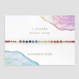 Healing Gemstone Bracelet | Red Chakra Rainbow