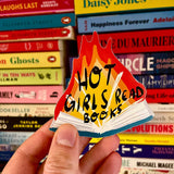 Hot Girls Read Books Sticker