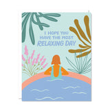 Relaxing Day Birthday Card