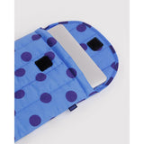 Puffy Laptop Sleeve 13"/14" | Blue Polka Dot