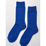 Modal Eyelet Socks | Cobalt