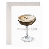 Espresso Thanks Card