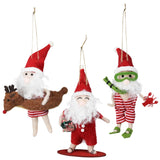Beach Santa Ornament | Assorted