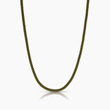 Coco Silk Cord Necklace | Moss
