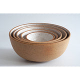 Ceramic Nesting Bowls | White + Nude