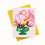 Gracias Bouquet Card