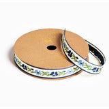 Woven Ribbon | Blue Vine