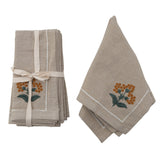 Embroidered Cotton Napkins