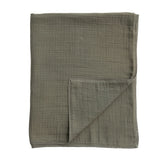 Double Cloth Baby Blanket | Olive