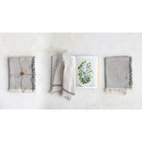 Cotton Tea Towels | Stripes + Fringe
