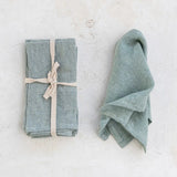 Set of 4 Linen Napkins | Mint