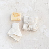 Square Cotton Dish Towels | 10" Set of 4