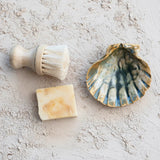 Stoneware Shell Dish | Oxidized Blue