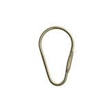 Brass Carabiner Key Ring
