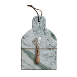 Marble Cheeseboard + Knife | Green