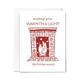 Holiday Hearth Card