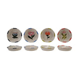 Handpainted Stoneware Dish | Assorted Flowers