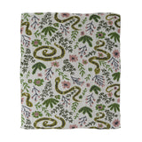 Knit Baby Blanket | Snakes + Flowers