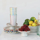 Handpainted Stoneware Cup | Stripes