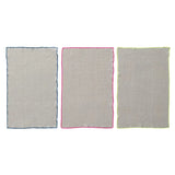 Waffle Weave Tea Towel | Neon Trim