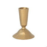 Hand-Forged Taper Holder | Brushed Brass