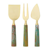 Marbled Cheese Knives | Set of 3