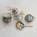Hand-Painted Grid Mug | Assorted