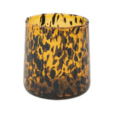 Confetti Drinking Glass | Tortoise Shell