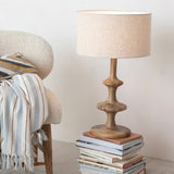 Cotton Blend Throw | Blue Stripe