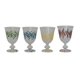 Wave Ribbon Stemmed Glass | Assorted