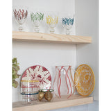 Wave Ribbon Stemmed Glass | Assorted