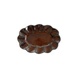 Stoneware Scalloped Plate | Hickory