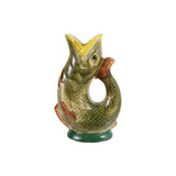 Hand-Painted Fish Pitcher
