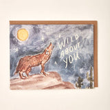 Wild About You Coyote Card