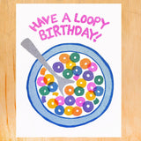 Loopy Birthday Card