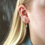 Cactus Stud Earrings | 18K GV