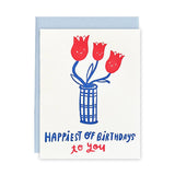 Birthday Tulips Card