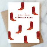 Cowgirl Birthday Card