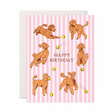 Birthday Poodles Card