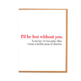 Lost Without You Card