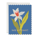 Scalloped Daffodil Card