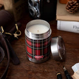 Plaid Vintage Canteen Candle | Around the Fire
