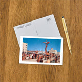 Venice Beach Muscle Postcard
