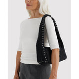 Small Nylon Meringue Bag | Studs