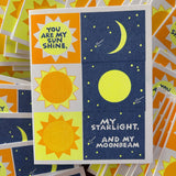 Sunshine Starlight Moonbeam Card