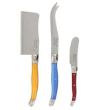 Laguiole Set of 3 Cheese Knives | Multi Color